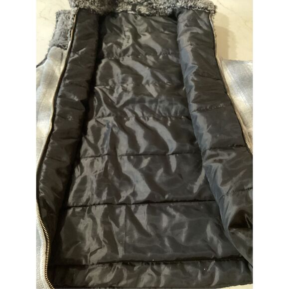 Simply Southern Fleece Flannel Vest Sz 2XL WITH Black White - Picture 9 of 9